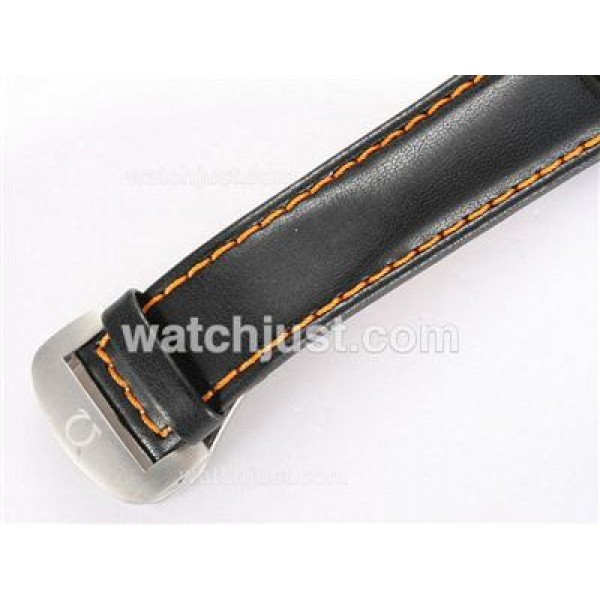 1:1 Best UK Sale Omega Seamaster Automatic Fake Watch With Black Dial For Men