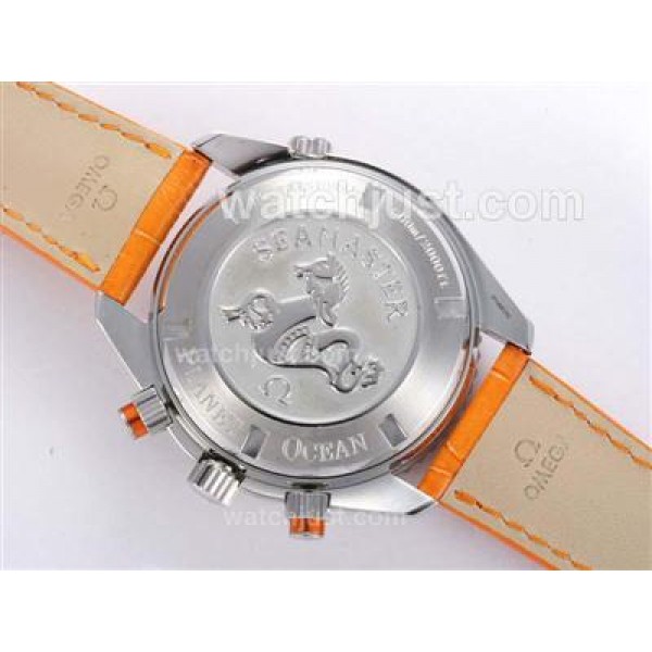 Quality UK Sale Omega Planet Ocean Automatic Replica Watches With Black Dials For Men