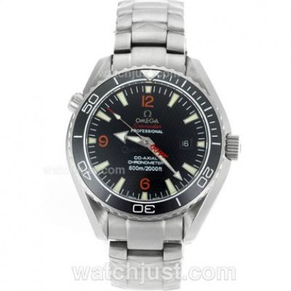 Waterproof UK Sale Omega Planet Ocean Automatic Replica Watches With Black Dials For Men