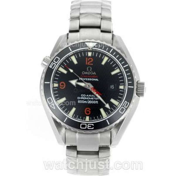 Waterproof UK Sale Omega Planet Ocean Automatic Replica Watches With Black Dials For Men