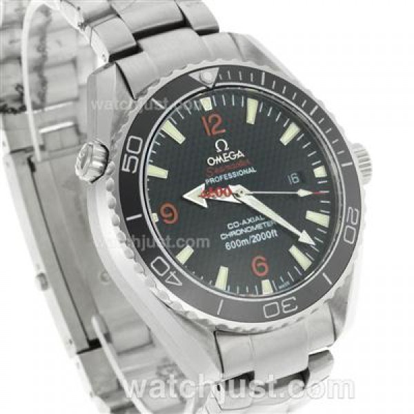 Waterproof UK Sale Omega Planet Ocean Automatic Replica Watches With Black Dials For Men