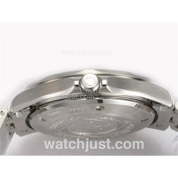 Best UK Sale Omega Seamaster Automatic Replica Watches With Blue Dials For Men
