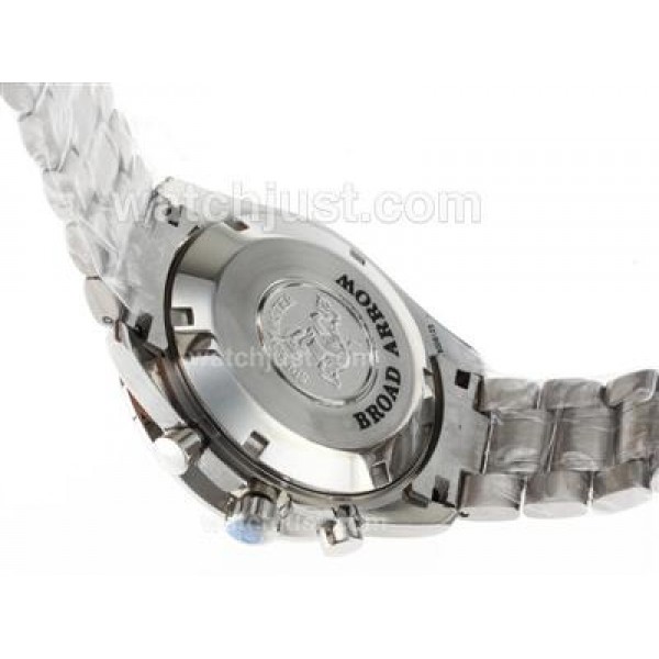 Best UK Sale Omega Speedmaster Automatic Fake Watch With Black Dial For Men