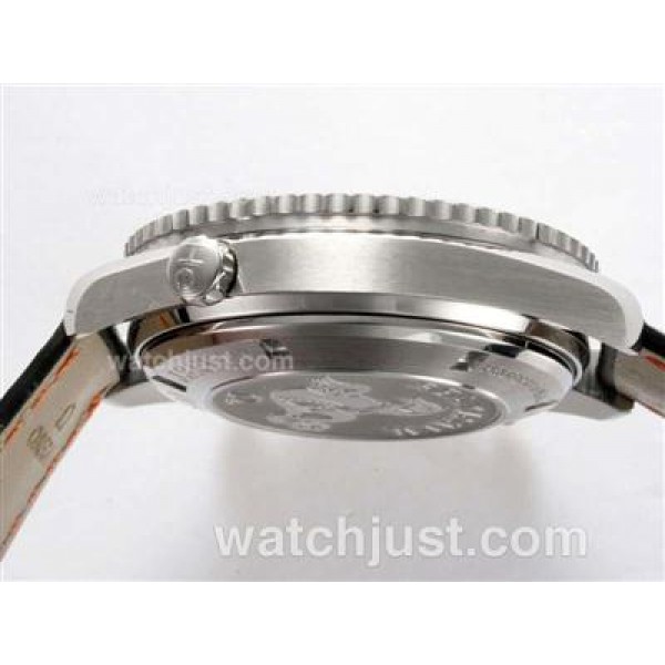 Perfect UK Sale Omega Seamaster Automatic Fake Watches With Black Dials For Men