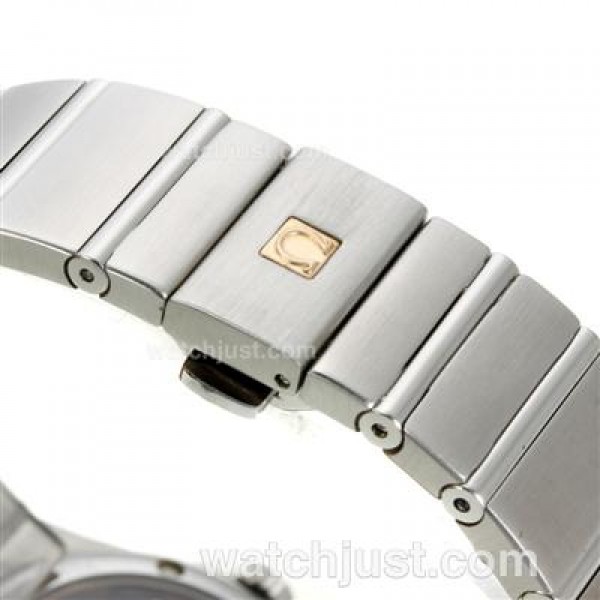 Cheap UK Omega Constellation Automatic Fake Watch With Champagne Dial For Women