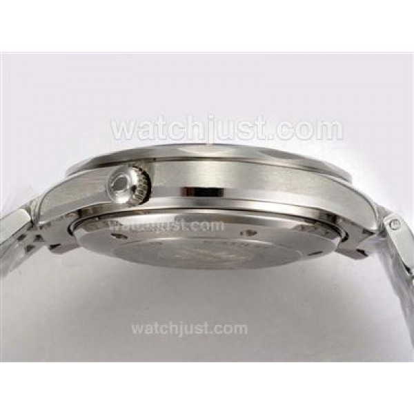 Best UK Sale Omega Seamaster Automatic Fake Watch With Black Dial For Men