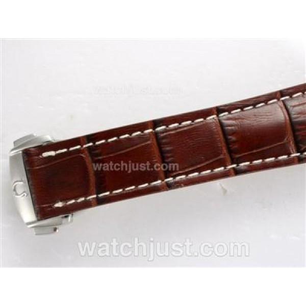 Waterproof UK Sale Omega Seamaster Automatic Fake Watches With Black Dials For Men