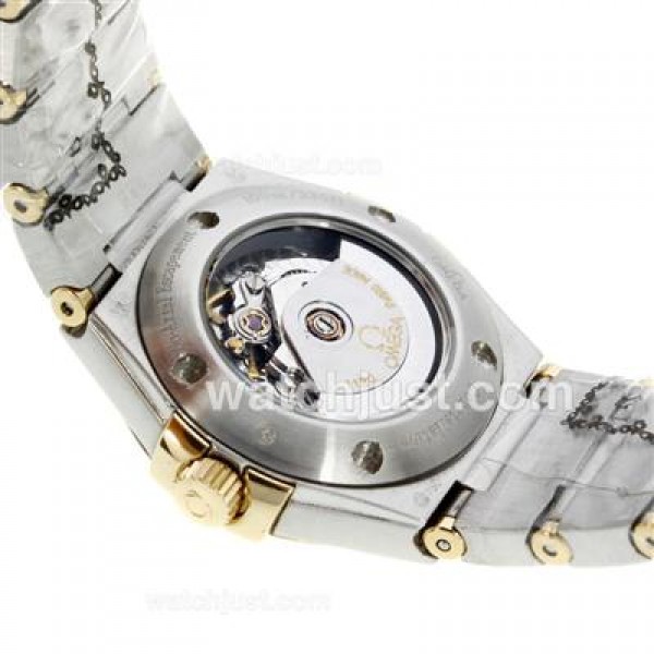 Best UK Omega Constellation Automatic Fake Watches With White Dials For Women