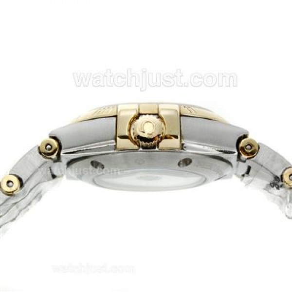 Best UK Omega Constellation Automatic Fake Watches With White Dials For Women