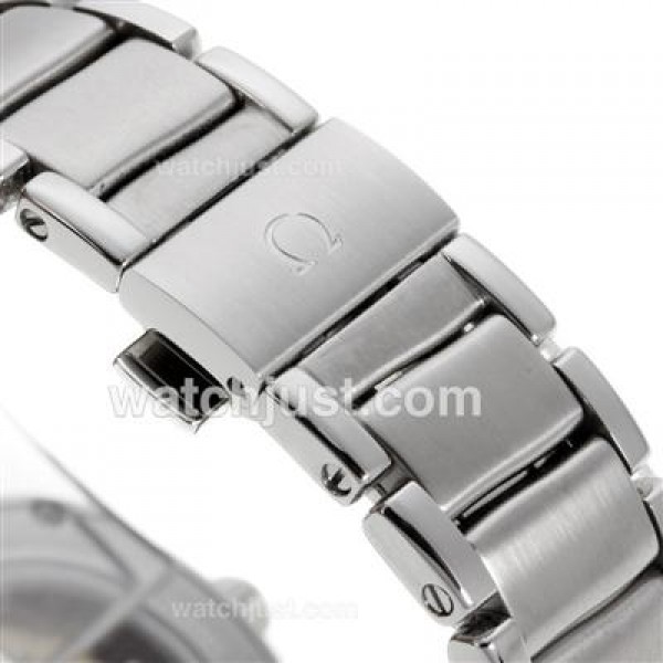 Best UK Sale Omega Ladymatic Automatic Fake Watches With White Dials For Women