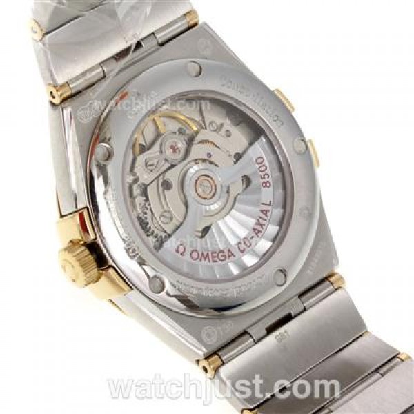 Best UK Omega Constellation Automatic Fake Watches With White Dials For Men
