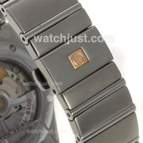 Perfect UK Omega Constellation Automatic Fake Watches With White Dials For Men