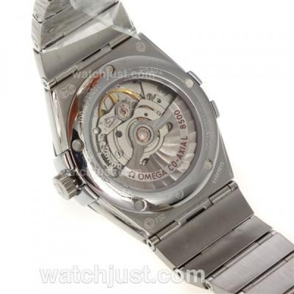 Cheap UK Omega Constellation Automatic Fake Watches With Brown Dials For Men