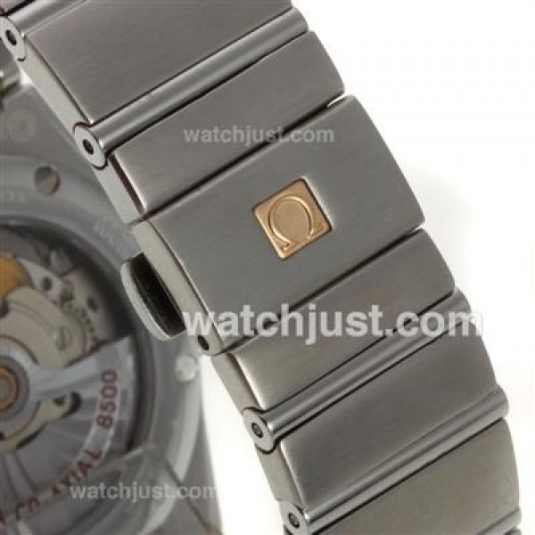 Cheap UK Omega Constellation Automatic Fake Watches With White Mother-of-pearl Dials For Women