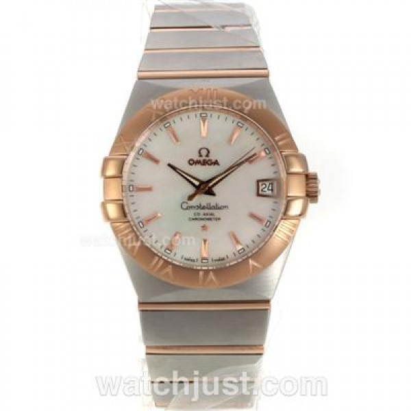 Best UK Omega Constellation Automatic Replica Watches With White Dials For Women