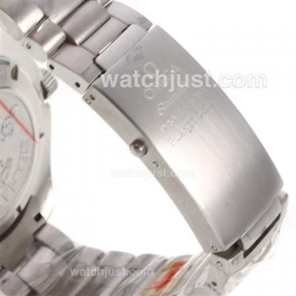 Perfect UK Sale Omega Seamaster Automatic Fake Watch With Black Dial For Men