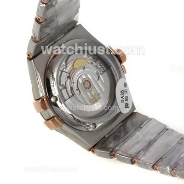 Best UK Omega Constellation Automatic Fake Watches With White Dials For Women