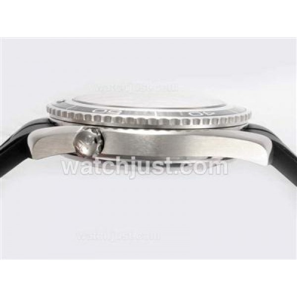 Waterproof UK Sale Omega Seamaster Automatic Fake Watches With Black Dials For Men