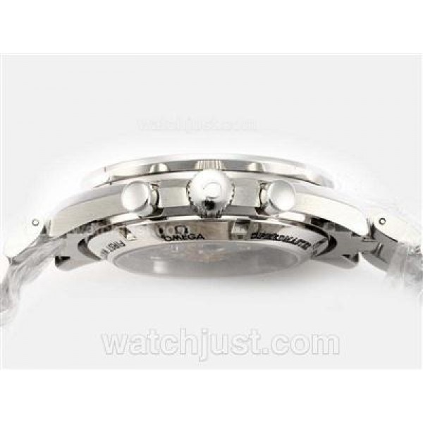 Quality UK Sale Omega Speedmaster Automatic Replica Watches With Black Dials For Men