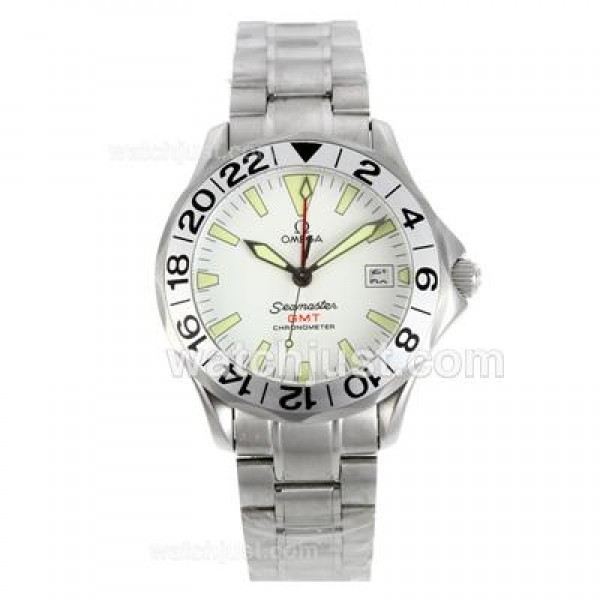 Practical UK Sale Omega Seamaster Automatic Fake Watches With White Dials For Men