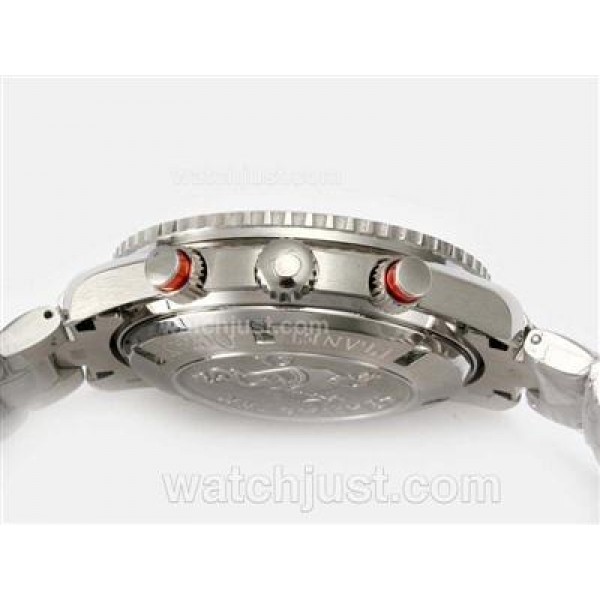 Waterproof UK Sale Omega Seamaster Automatic Replica Watches With Black Dials For Men