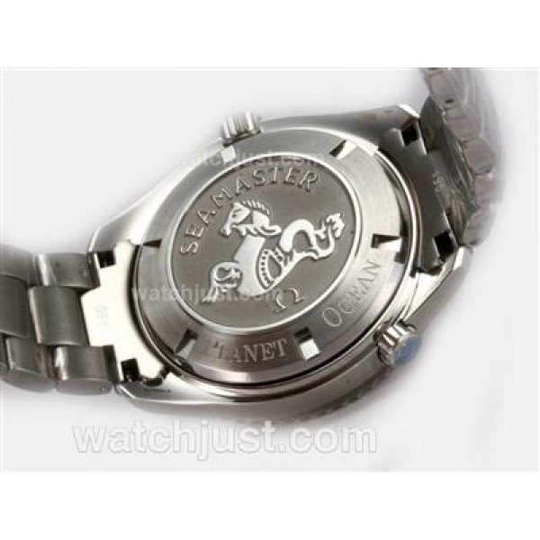 Perfect UK Sale Omega Seamaster Automatic Replica Watches With Black Dials For Men