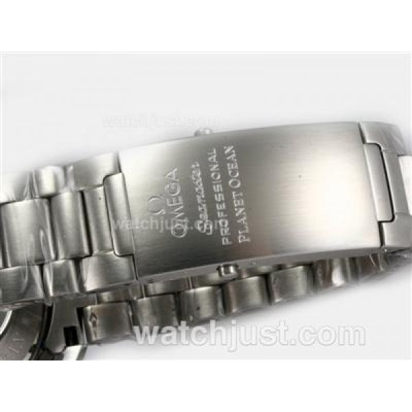 Perfect UK Sale Omega Seamaster Automatic Replica Watches With Black Dials For Men