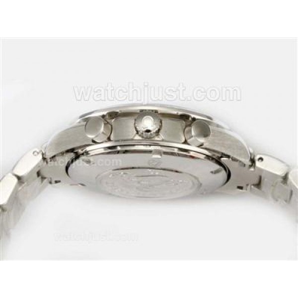 Practical UK Sale Omega Speedmaster Automatic Fake Watches With Blue Dials For Men