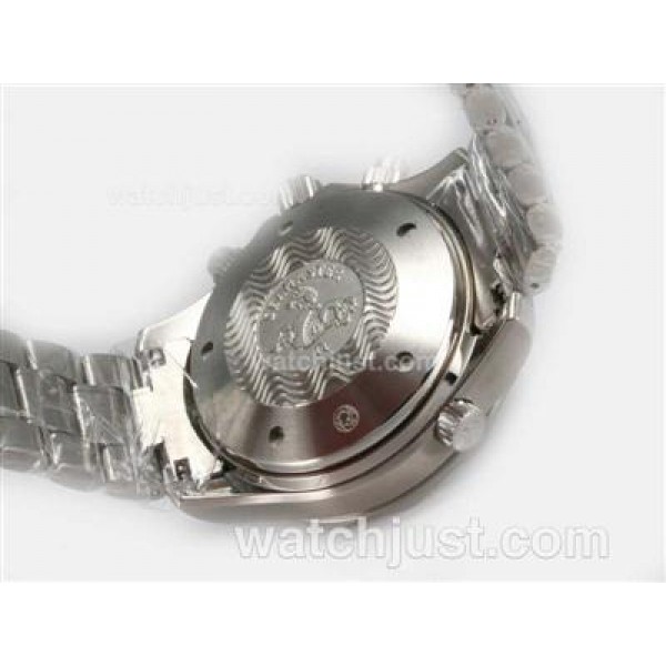 Waterproof UK Sale Omega Seamaster Automatic Replica Watches With Black Dials For Men