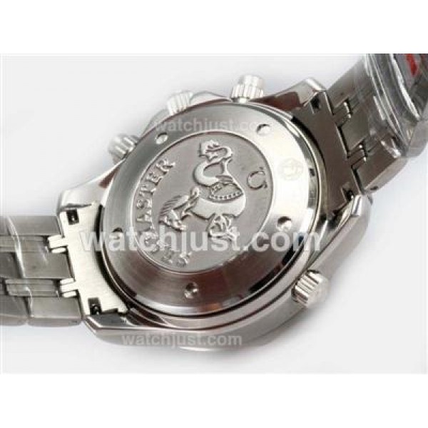 Practical UK Sale Omega Seamaster Automatic Fake Watches With Black Dials For Men