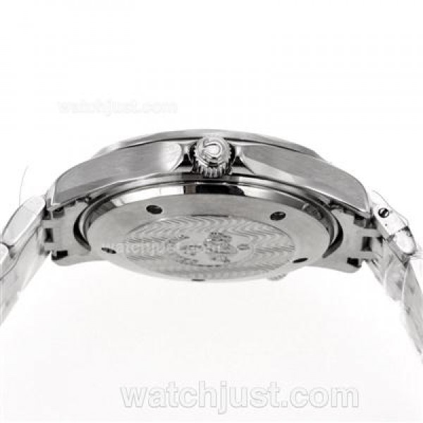 Cheap UK Sale Omega Seamaster Automatic Replica Watches With Blue Dials For Men