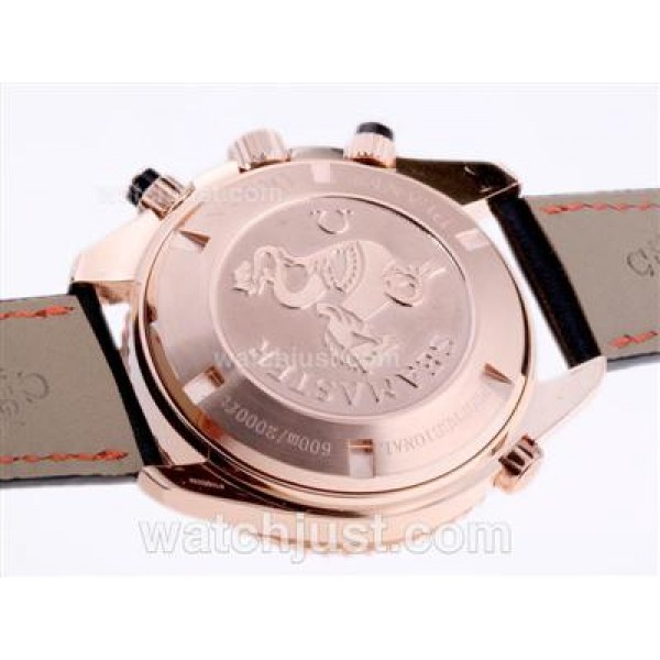 Waterproof UK Sale Omega Seamaster Automatic Fake Watches With Black Dials For Men