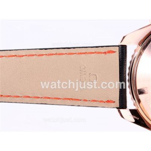 Waterproof UK Sale Omega Seamaster Automatic Fake Watches With Black Dials For Men