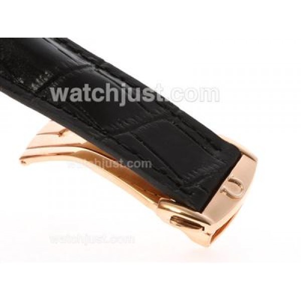 Quality UK Sale Omega Hour Vision Automatic Replica Watches With Blue And Silvery Dials For Men
