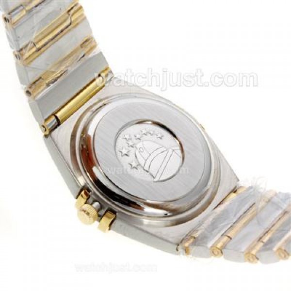 Perfect UK Sale Omega Constellation Quartz Replica Watch With White Dial For Women