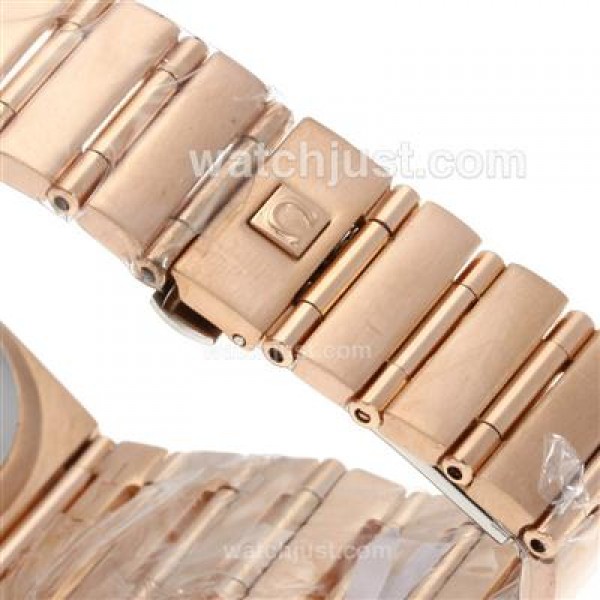 Quality UK Omega Constellation Automatic Fake Watch With White Dial For Men