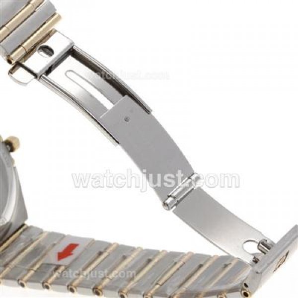 Best UK Omega Constellation Automatic Replica Watch With Champagne Dial For Women
