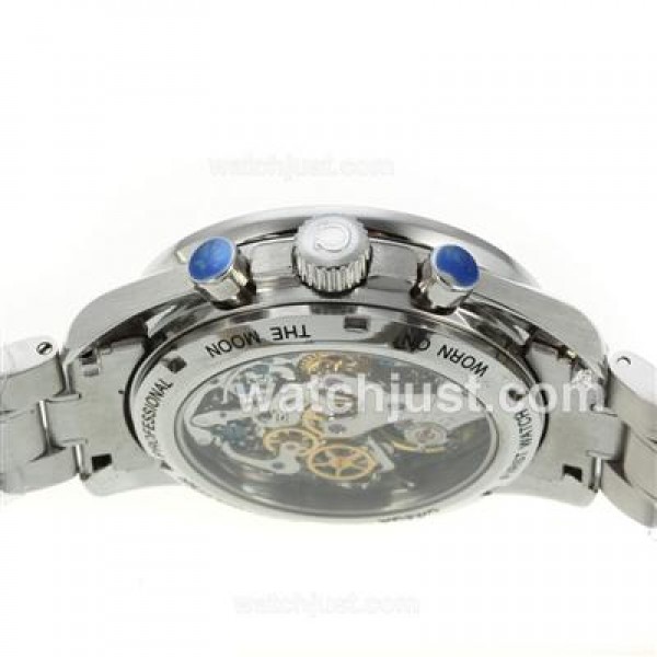 Quality UK Sale Omega Speedmaster Automatic Fake Watches With Black Dials For Men