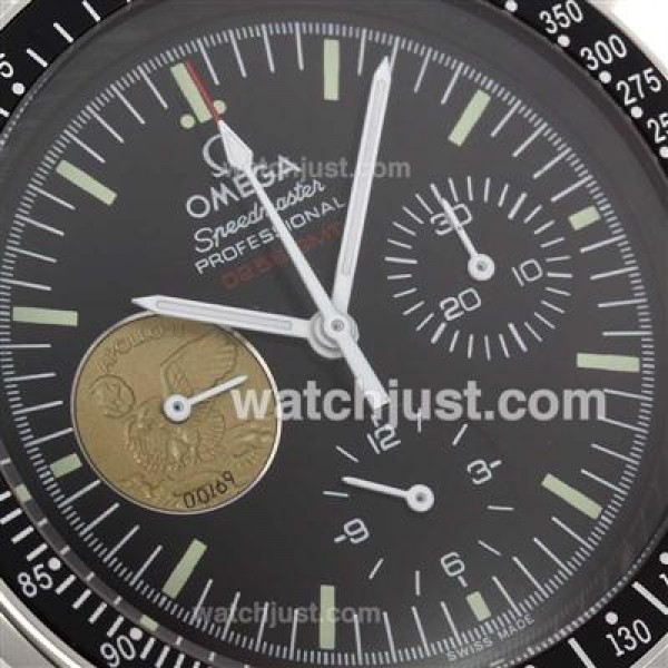Quality UK Sale Omega Speedmaster Automatic Replica Watches With Black Dials For Men