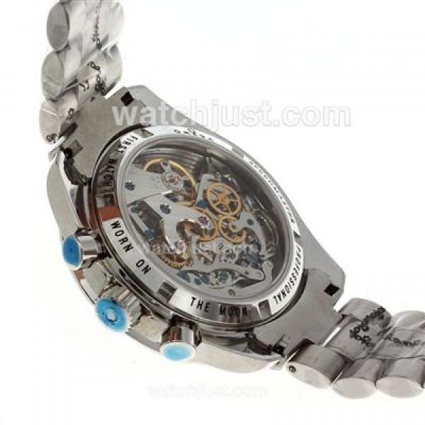 Quality UK Sale Omega Speedmaster Automatic Replica Watches With Black Dials For Men