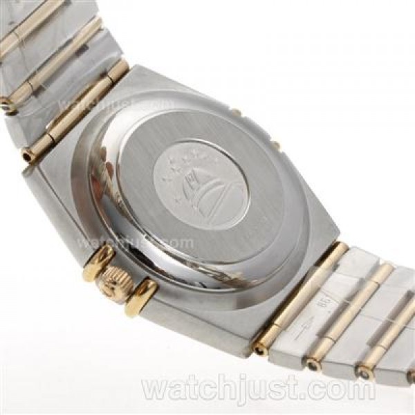 Cheap UK Omega Constellation Automatic Replica Watches With White Dials For Women