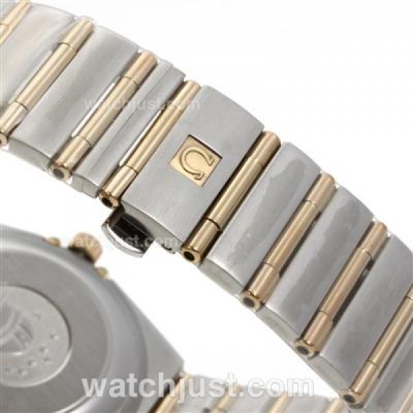 Cheap UK Omega Constellation Automatic Replica Watches With White Dials For Women