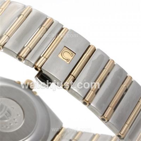 Best UK Omega Constellation Automatic Fake Watches With Champagne Dials For Women
