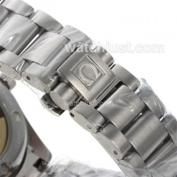 Cheap UK Sale Omega Seamaster Automatic Fake Watch With White Dial For Men