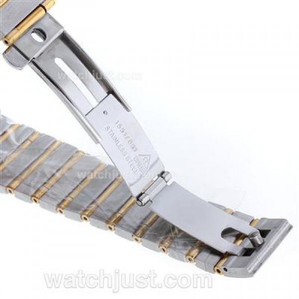 1:1 Best UK Omega Constellation Quartz Fake Watch With Champagne Dial For Women