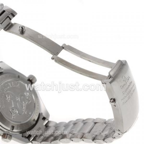 Waterproof UK Sale Omega Seamaster Automatic Replica Watches With Black Dials For Men