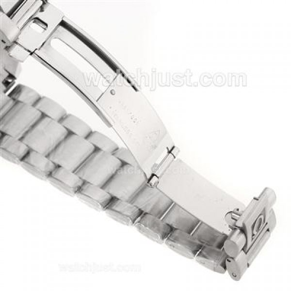 AAA Best UK Sale Omega Seamaster Automatic Fake Watch With White Dial For Men