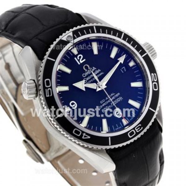 Waterproof UK Sale Omega Seamaster Automatic Replica Watches With Black Dials For Men