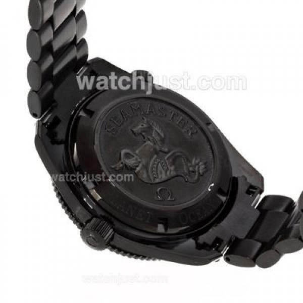 Perfect UK Sale Omega Seamaster Automatic Fake Watches With Black Dials For Men