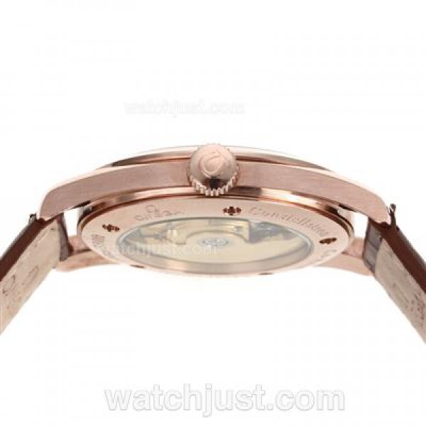 Perfect UK Omega Constellation Automatic Fake Watches With White Dials For Men